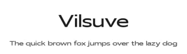 Vilsuve by Typo Bureau Studio — Sans Serif Font — thumbnail 1