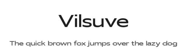 Vilsuve by Typo Bureau Studio — Sans Serif Font
