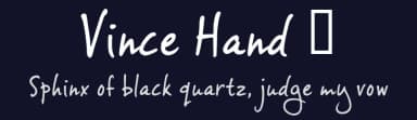 Vince Hand 2 by JOEBOB graphics — Script Handwritten Font — thumbnail 2