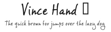 Vince Hand 2 by JOEBOB graphics — Script Handwritten Font — thumbnail 1