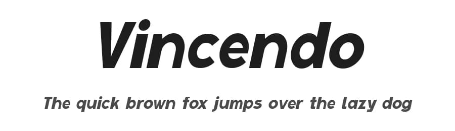 Vincendo by GGBotNet — Sans Serif Font