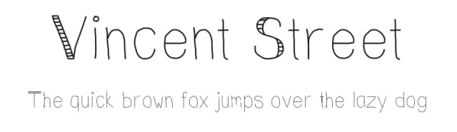 Vincent Street by Karin McCombes — Script Handwritten Font