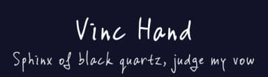 Vinc Hand by JOEBOB graphics — Script Handwritten Font — thumbnail 2