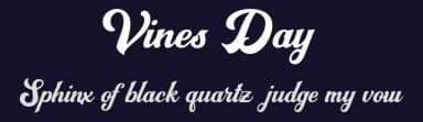 Vines Day by Vunira Design — Script Handwritten Font — thumbnail 2