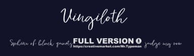 Vingiloth by Mr. Typeman — Script Handwritten Font — thumbnail 2