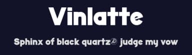Vinlatte by Miracledsign — Sans Serif Font — thumbnail 2