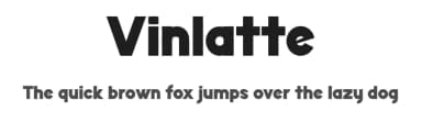 Vinlatte by Miracledsign — Sans Serif Font — thumbnail 1