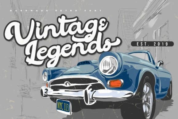 Vintage Legends Font by Vunira — Script Handwritten Font