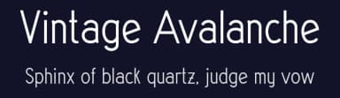 Vintage Avalanche by APlaπi — Sans Serif Font — thumbnail 2