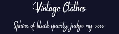 Vintage Clothes by Kateeng Ciu — Script Handwritten Font — thumbnail 2