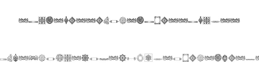 Vintage Decorative Signs 7 by Sughayer Foundry — Dingbats Font