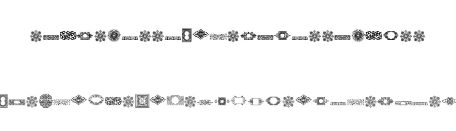 Vintage Decorative Signs 8 by Sughayer Foundry — Dingbats Font