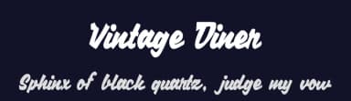 Vintage Diner by Woodcutter — Script Handwritten Font — thumbnail 2