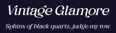 Vintage Glamore by Ardyana Types — Serif Font — thumbnail 2