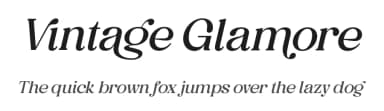 Vintage Glamore by Ardyana Types — Serif Font — thumbnail 1