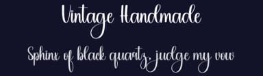 Vintage Handmade by PiPi Creative STUDIO — Script Handwritten Font — thumbnail 2
