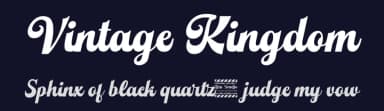 Vintage Kingdom by Din Studio — Script Handwritten Font — thumbnail 2