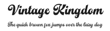 Vintage Kingdom by Din Studio — Script Handwritten Font — thumbnail 1