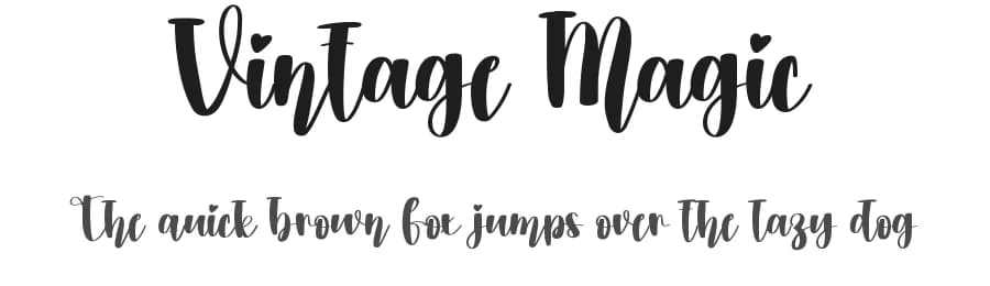 Vintage Magic by Gado Gado — Script Handwritten Font