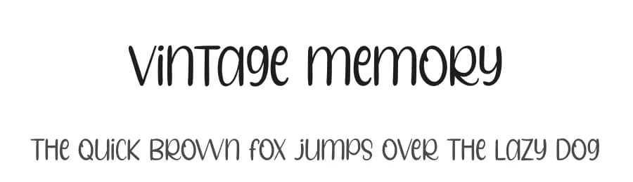 Vintage Memory by Belina Studio — Script Handwritten Font