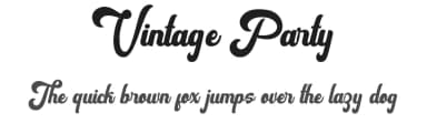Vintage Party by PutraCetol Studio — Script Handwritten Font — thumbnail 1