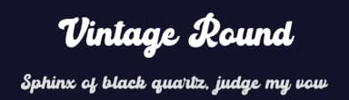 Vintage Round by Din Studio — Script Handwritten Font — thumbnail 2