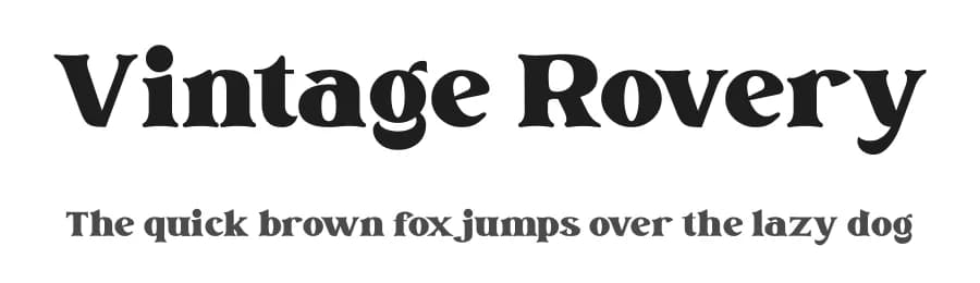 Vintage Rovery by Yumna Family — Serif Font