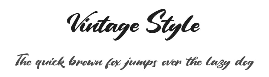 Vintage Style by StringLabs Creative Studio — Script Handwritten Font