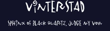 Vinterstad by Johan Waldenström — Script Handwritten Font — thumbnail 2