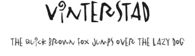 Vinterstad by Johan Waldenström — Script Handwritten Font — thumbnail 1