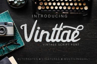 Vinttae Font by leamsign — Script Handwritten Font — thumbnail 1