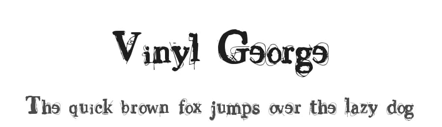 Vinyl George by Segments Design (aka Last Soundtrack) — Script Handwritten Font