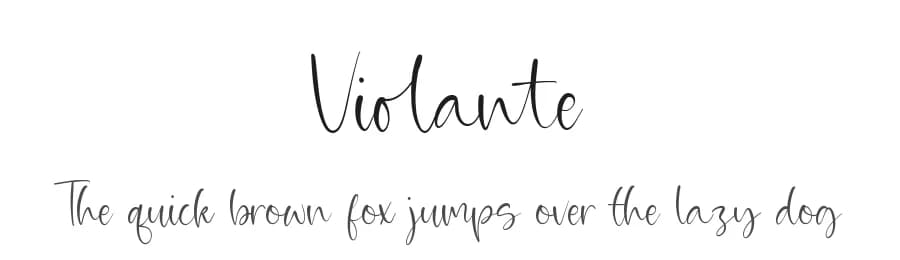 Violante by Balpirick Studio — Script Handwritten Font