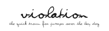 Violation by Kiwi Media — Script Handwritten Font — thumbnail 1