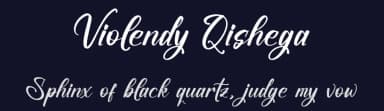 Violendy Qishega by Letterena Studios — Script Handwritten Font — thumbnail 2