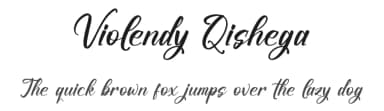 Violendy Qishega by Letterena Studios — Script Handwritten Font — thumbnail 1