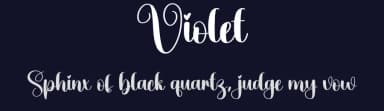 Violet by Scratchones — Script Handwritten Font — thumbnail 2