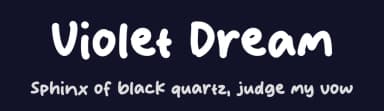 Violet Dream by Origin Type — Script Handwritten Font — thumbnail 2