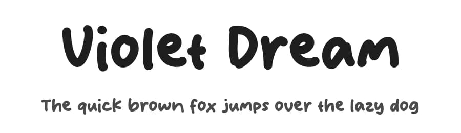 Violet Dream by Origin Type — Script Handwritten Font