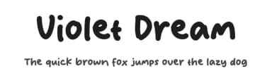 Violet Dream by Origin Type — Script Handwritten Font — thumbnail 1