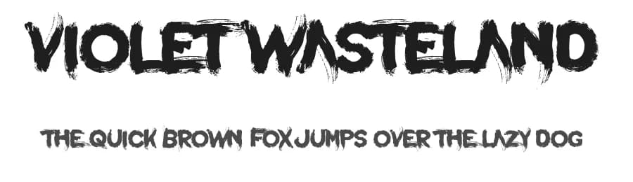 Violet Wasteland by Chequered Ink — Script Handwritten Font