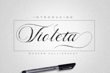 Violeta Font by varianskills — Script Handwritten Font — thumbnail 1