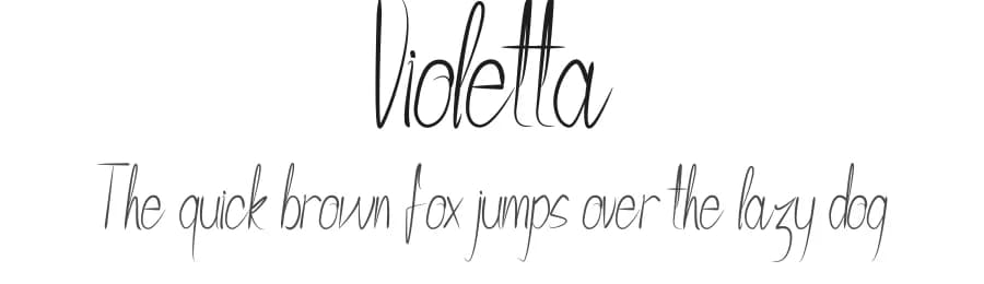 Violetta by Mytype Studio — Script Handwritten Font