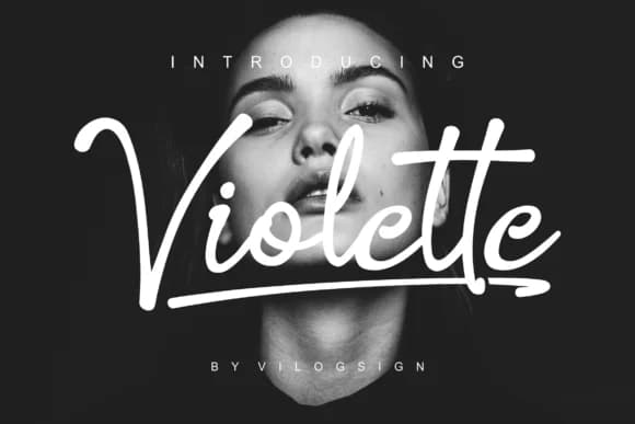 Violette Font by Vilogsign — Script Handwritten Font