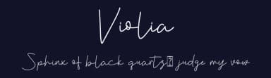 Violia by HandletterYean — Script Handwritten Font — thumbnail 2