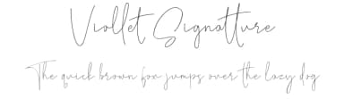 Viollet Signatture by RantautypeStudio — Script Handwritten Font — thumbnail 1