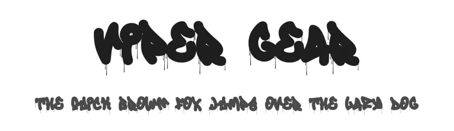 Viper Gear by Cikareotype Studio — Script Handwritten Font