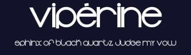Vipérine by paintblack — Sans Serif Font — thumbnail 2