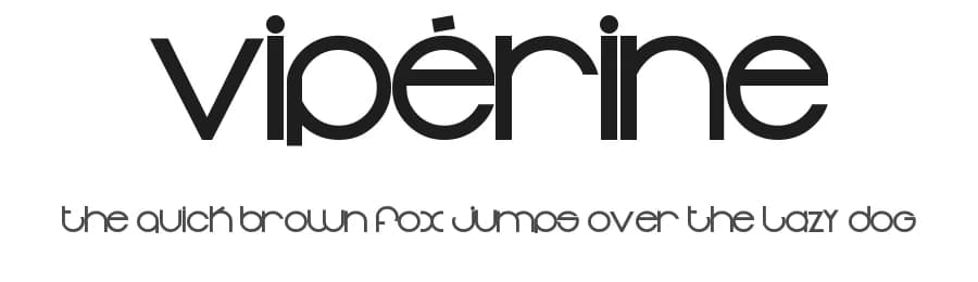 Vipérine by paintblack — Sans Serif Font