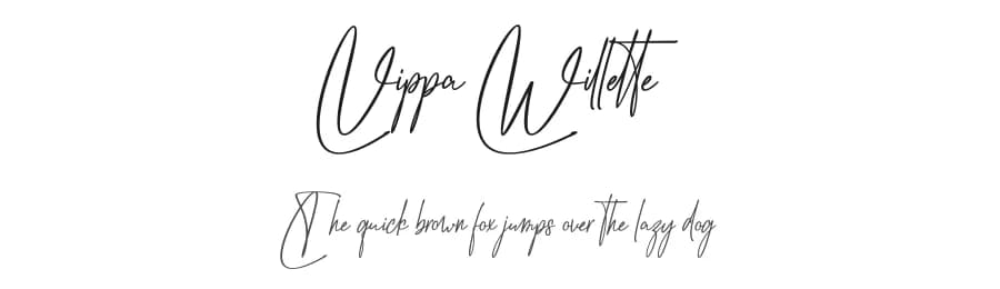 Vippa Willette by NJ Studio — Script Handwritten Font